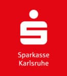 Sparkasse Karlsruhe Logo 2021 Negativ Rot