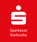 Sparkasse Karlsruhe Logo 2021 Negativ Rot